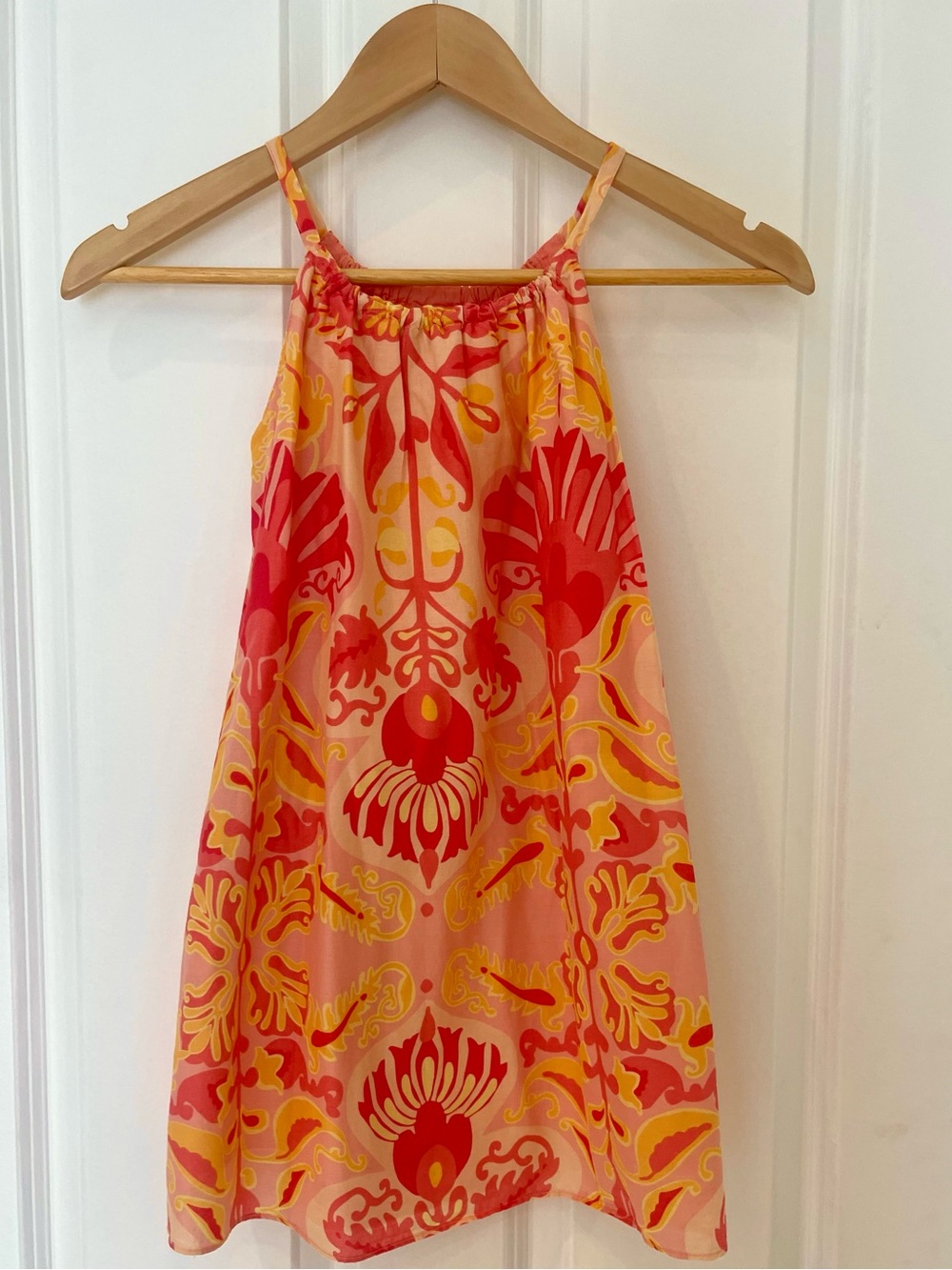 GAP Coral Pink Girls Sundress Small (6-7)